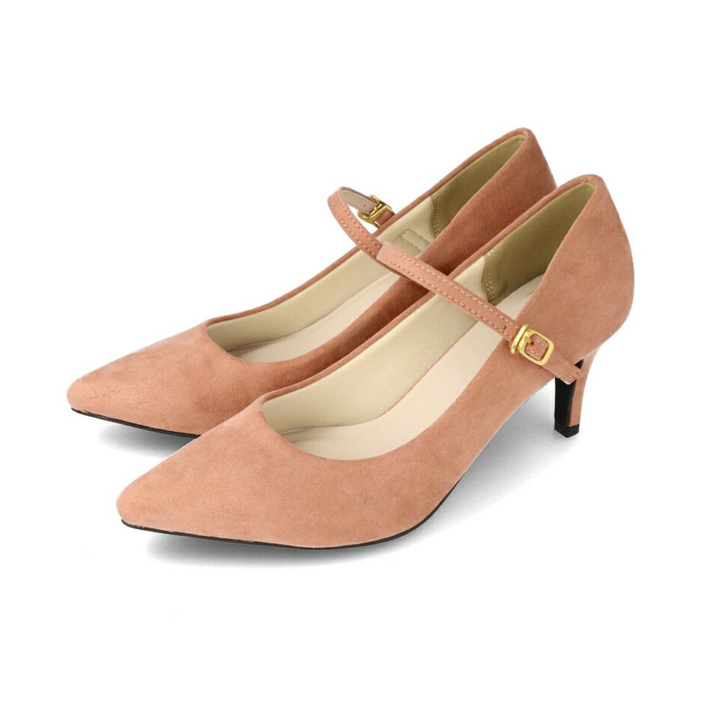 menue（メヌエ） イイ女ポインテッド ストラップ7cmヒールパンプス