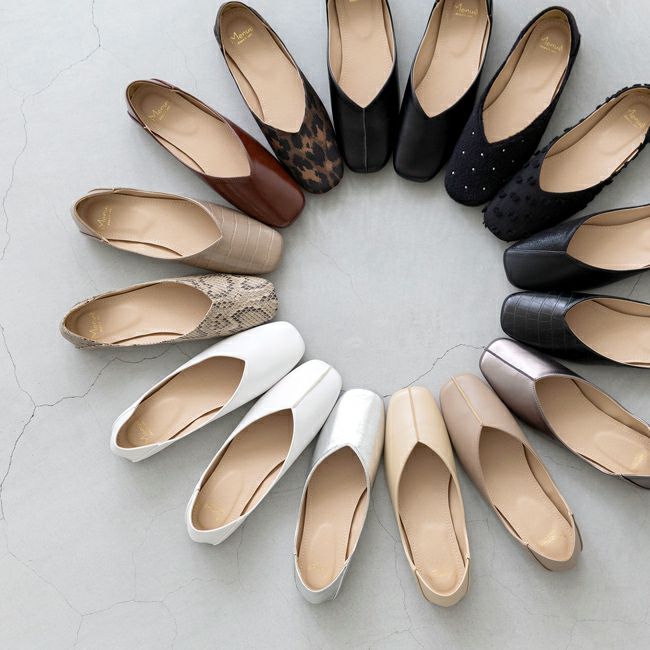 menue（メヌエ） スクエアトゥ 2wayバブーシュ