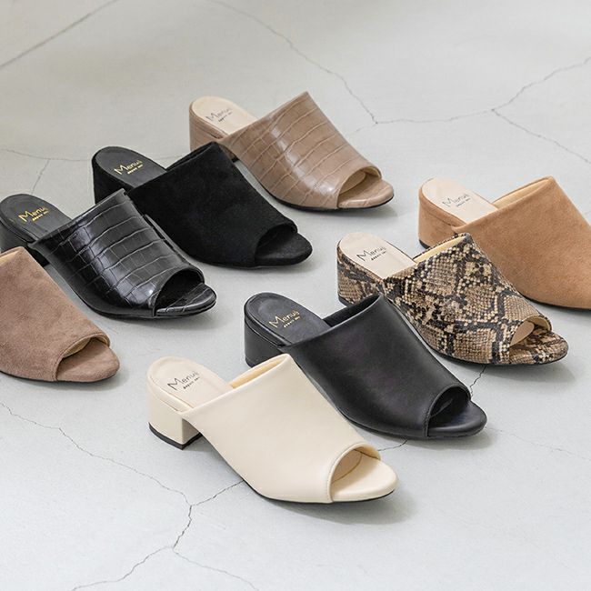 menue (メヌエ) オフィスで履き替え オフィスミュールサンダル