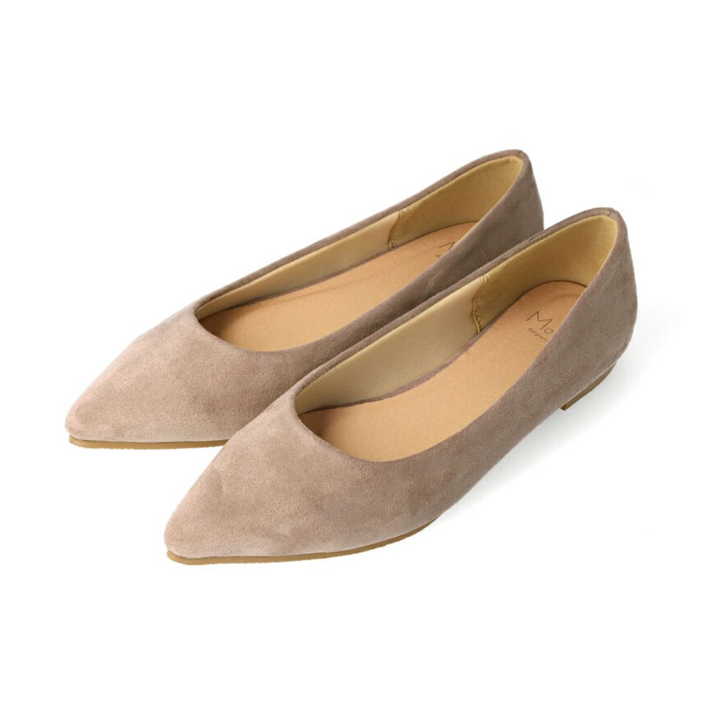 menue（メヌエ） イイ女ポインテッド ポインテッドトゥ ぺたんこ パンプス