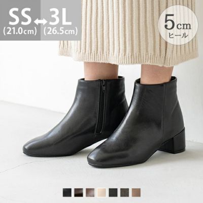 menue (メヌエ) スクエアトゥ ショートブーツ