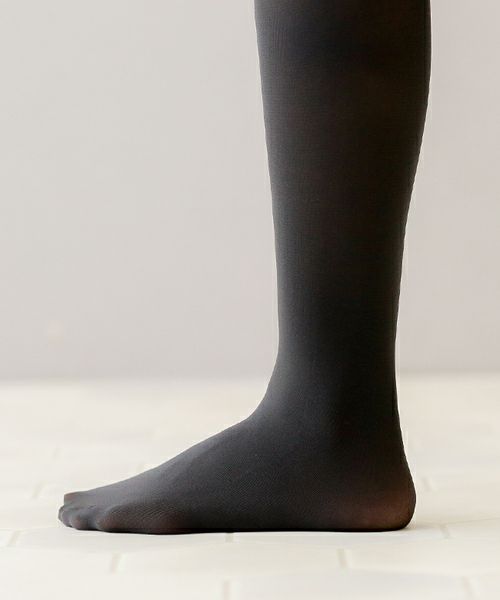 リブ編み ゾッキ編み 選べる2タイプ 80デニール カラータイツ