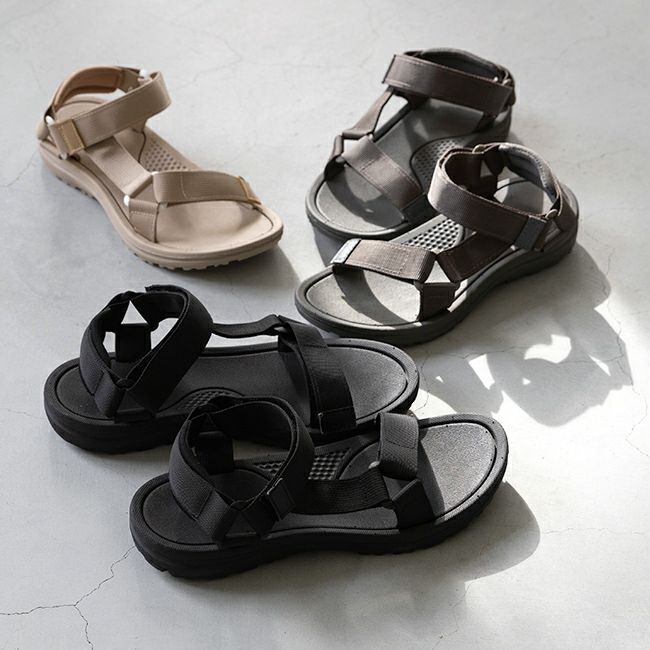 menue (メヌエ) ベルクロ スポーツサンダル