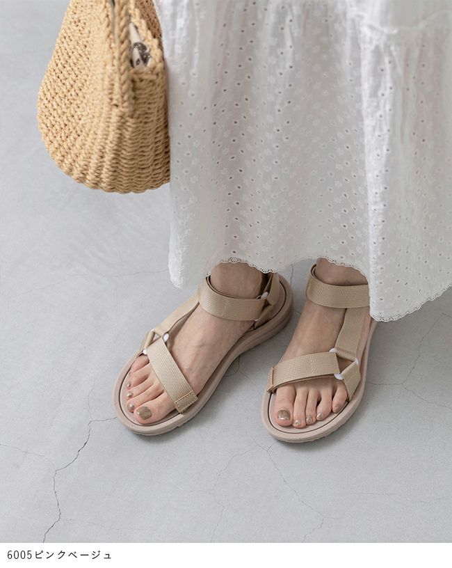 menue (メヌエ) ベルクロ スポーツサンダル