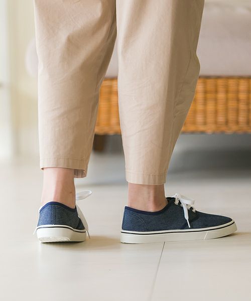 ローカット キャンバス スニーカー デッキシューズ