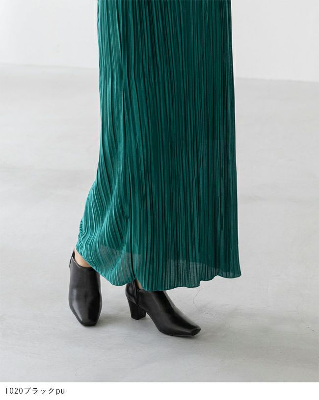 menue (メヌエ) サイドゴア スクエアトゥ ブーティ