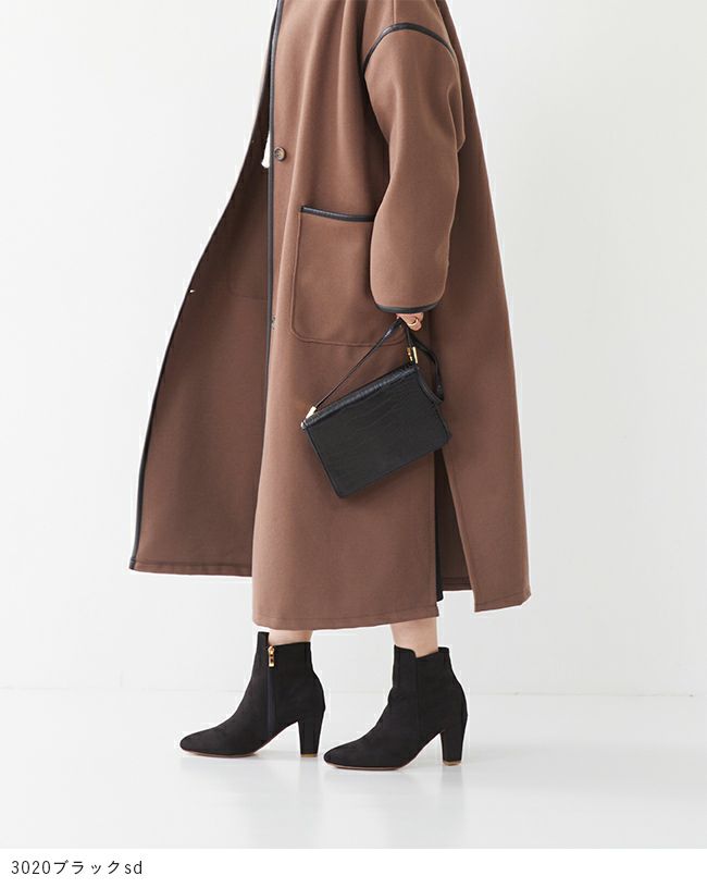 menue（メヌエ） ポインテッドトゥショートブーツ