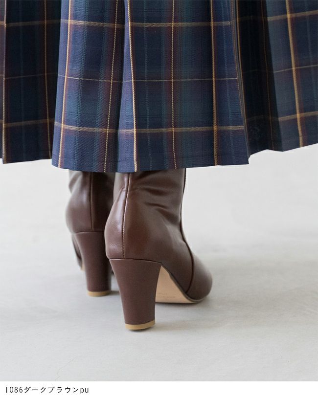 menue（メヌエ） ポインテッドトゥショートブーツ