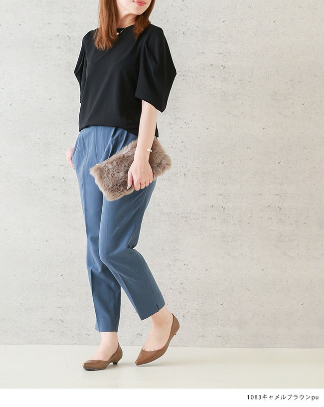 menue（メヌエ） 超極浅 ポインテッドトゥ ローヒール パンプス