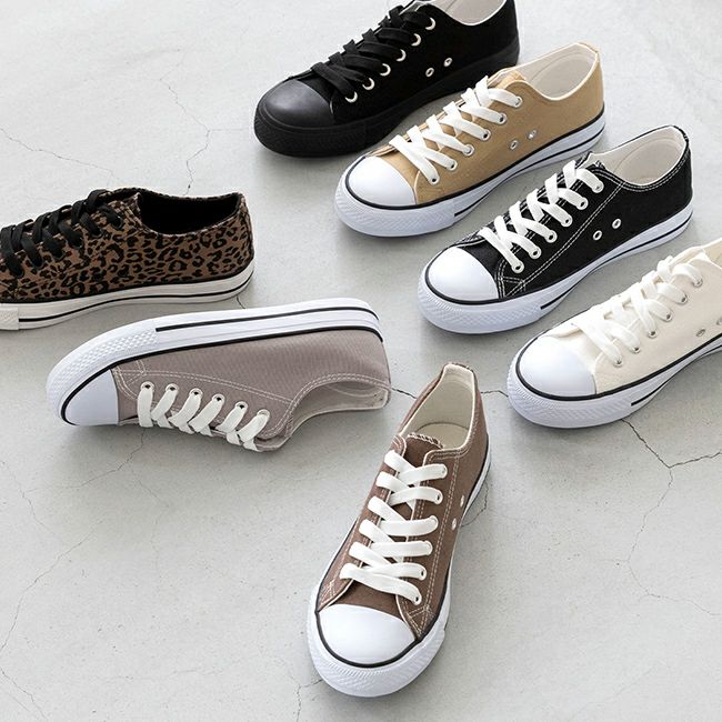 キャンバスローカットスニーカー
