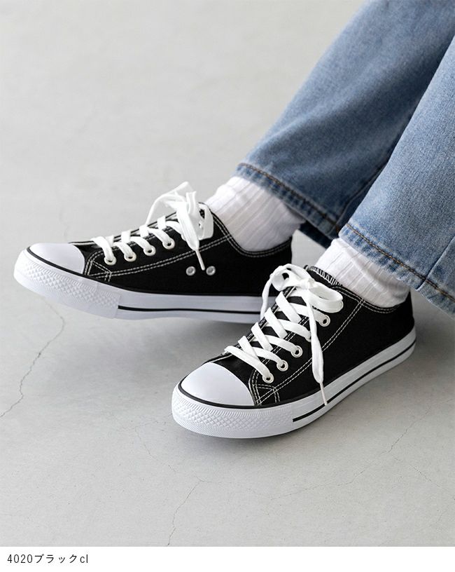 キャンバスローカットスニーカー