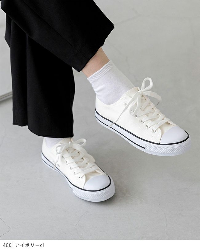 キャンバスローカットスニーカー