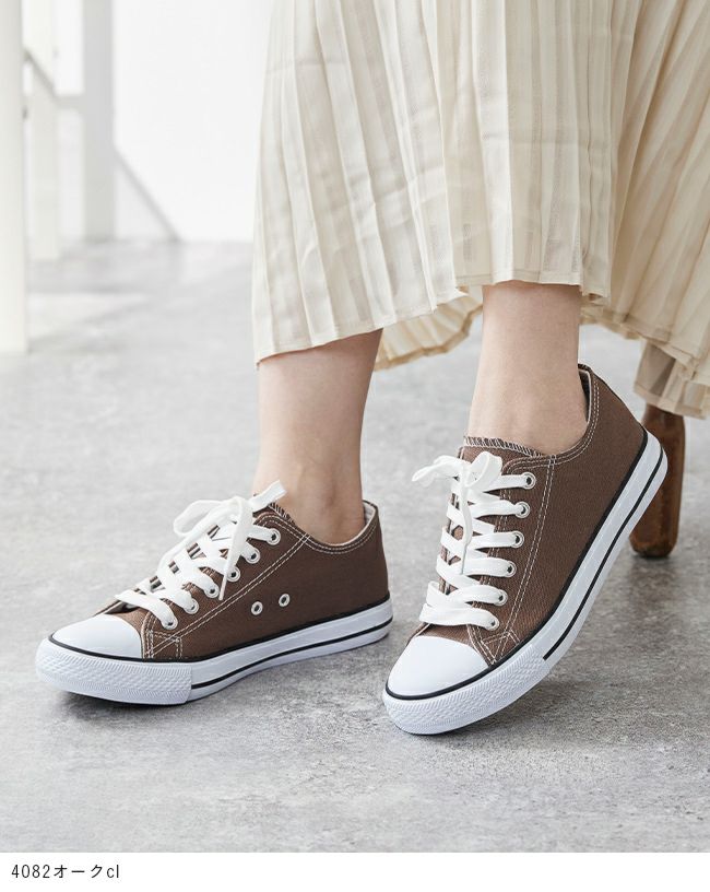 キャンバスローカットスニーカー