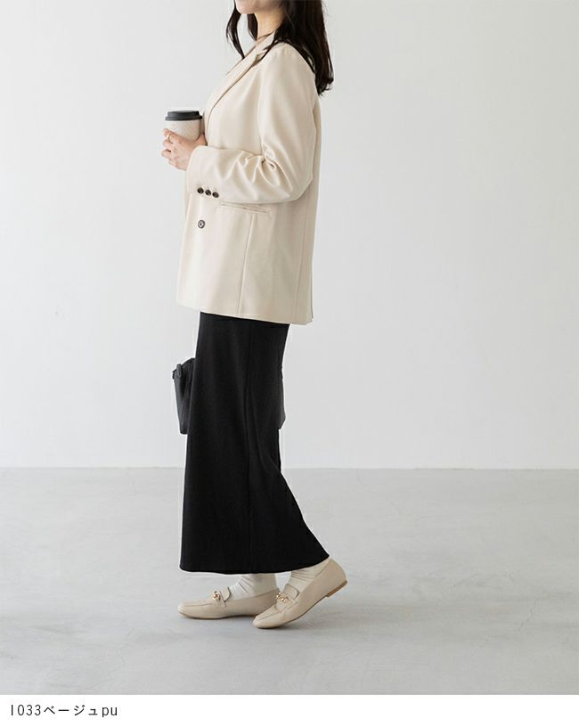 menue (メヌエ) スクエアトゥビットローファー