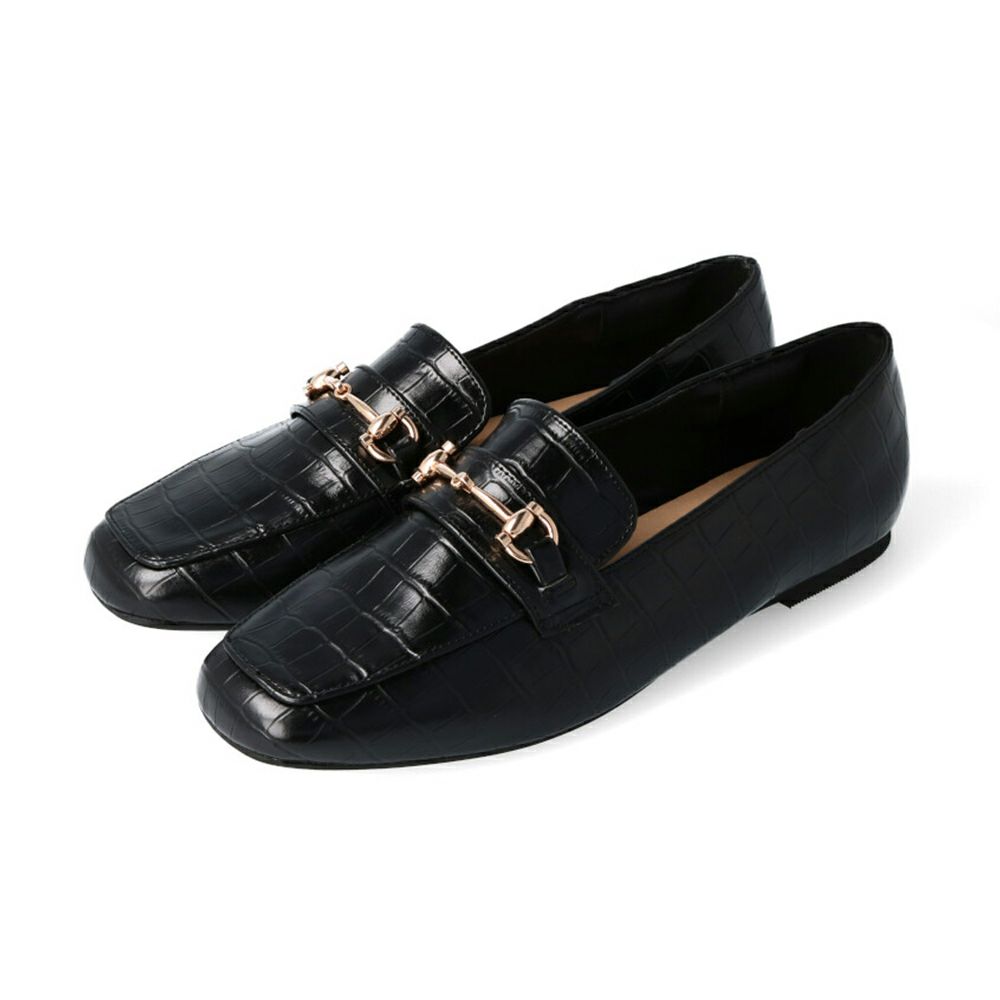 menue (メヌエ) スクエアトゥビットローファー