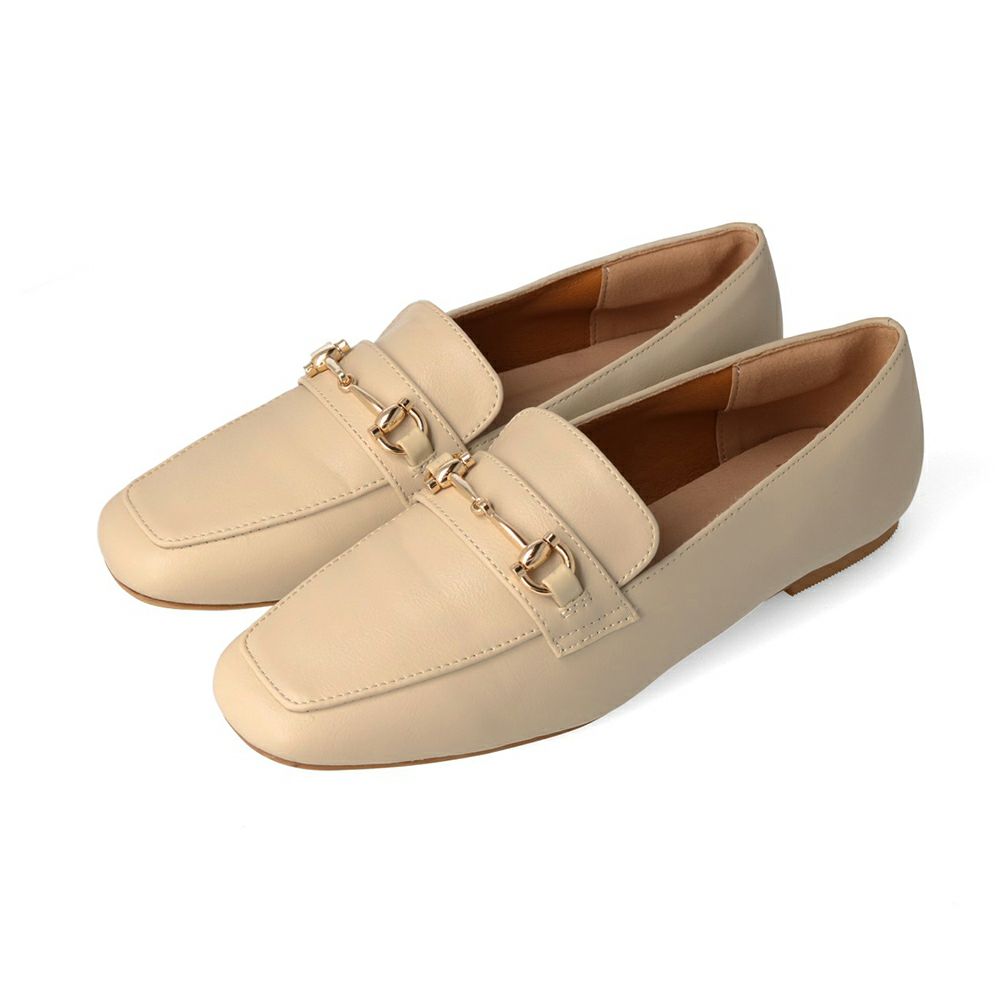 menue (メヌエ) スクエアトゥビットローファー