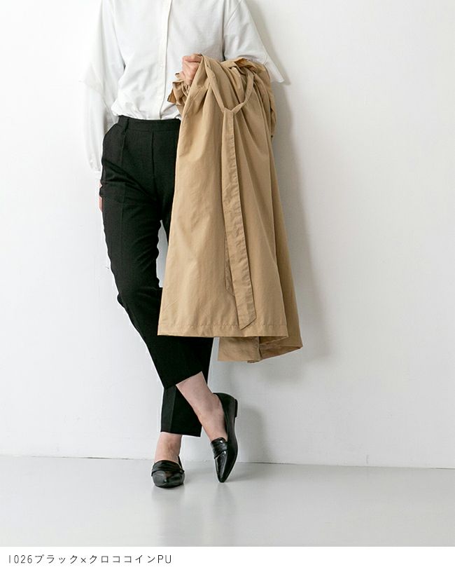 menue (メヌエ) ポインテッドトゥローファーパンプス