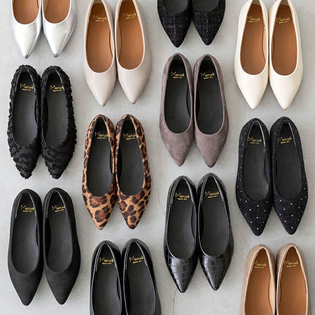 menue(メヌエ) エアスイート フラットヒールパンプス