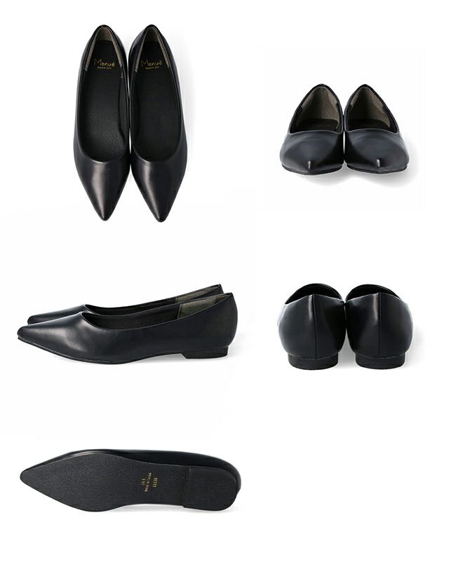 menue(メヌエ) エアスイート フラットヒールパンプス