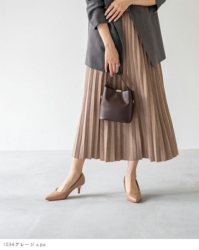 menue (メヌエ) エアスイート ポインテッドトゥ6cmヒールパンプス