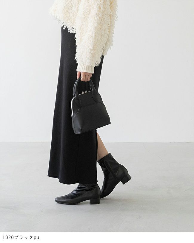 menue (メヌエ) スクエアトゥストレッチブーツ