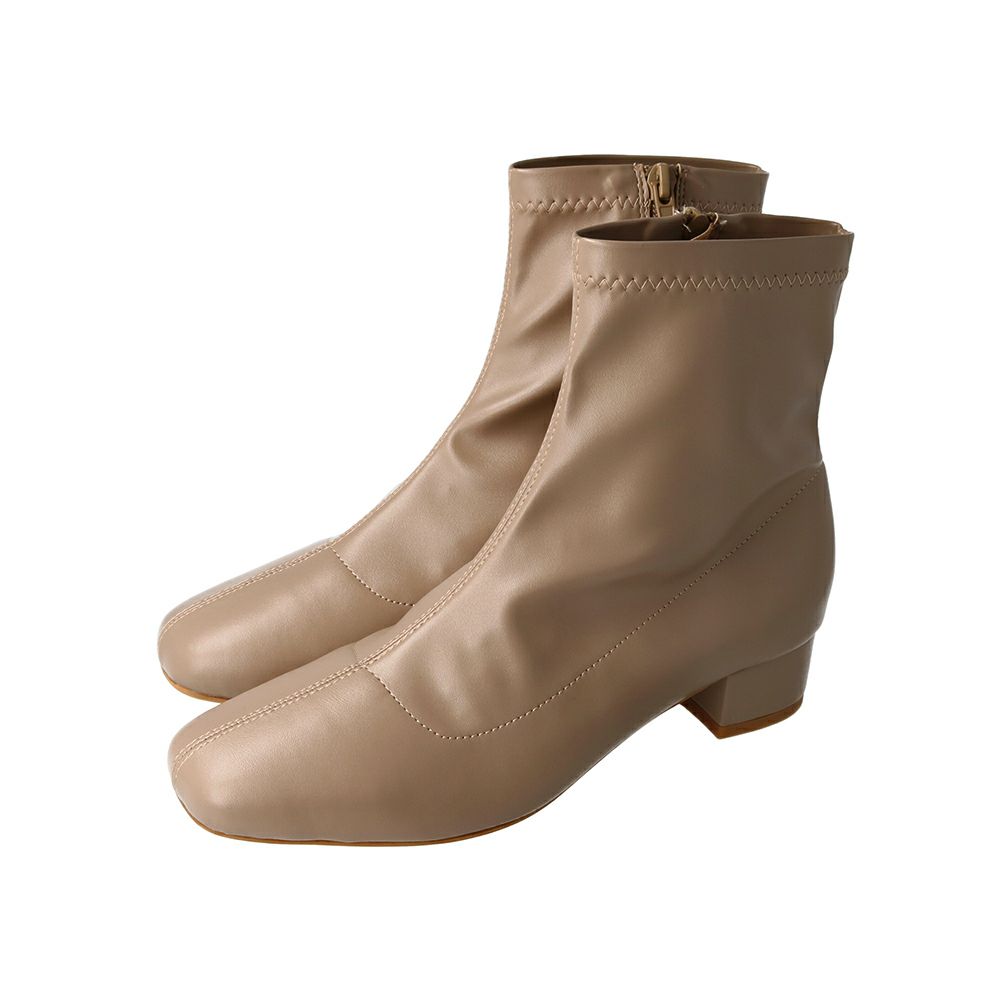 menue (メヌエ) スクエアトゥストレッチブーツ