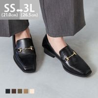 menue (メヌエ) スクエアトゥビットローファー