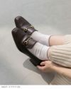 menue (メヌエ) スクエアトゥビットローファー