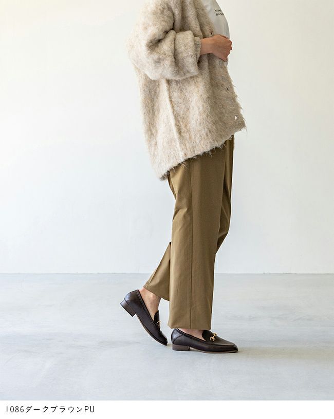 menue (メヌエ) スクエアトゥビットローファー