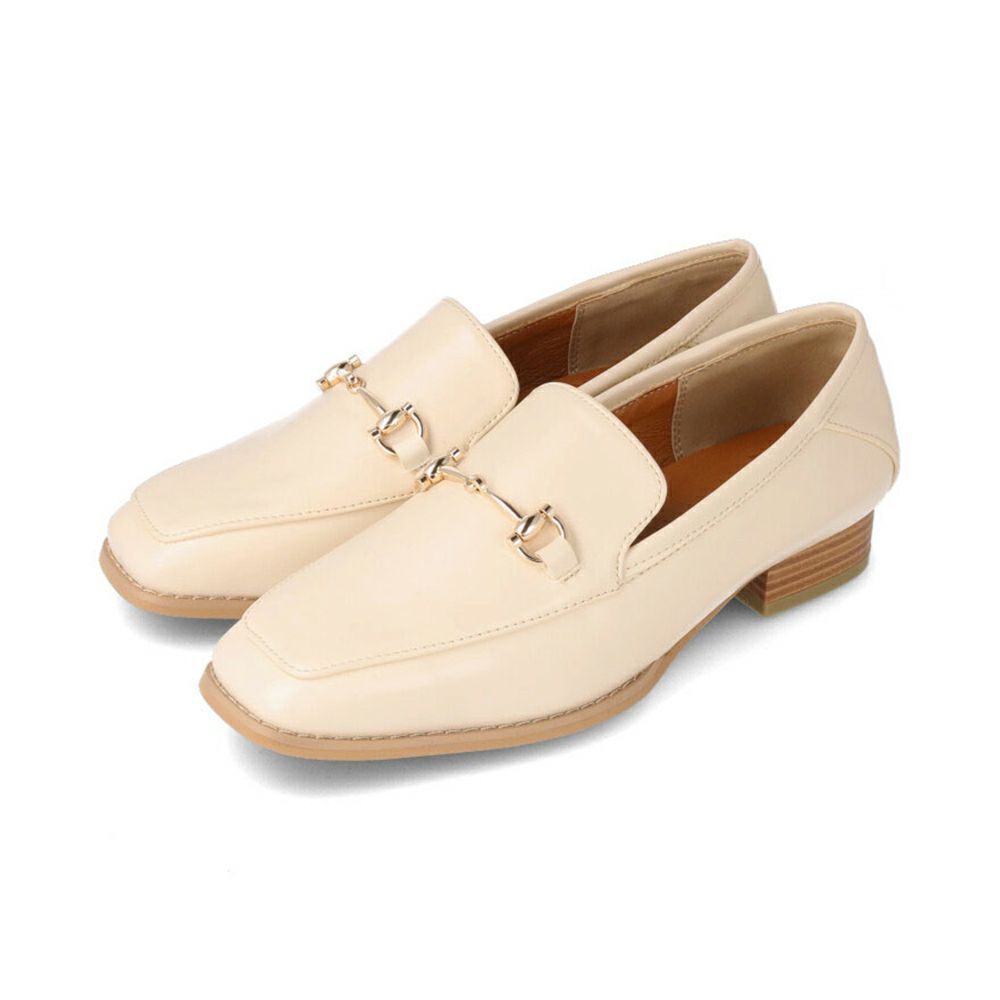 menue (メヌエ) スクエアトゥビットローファー