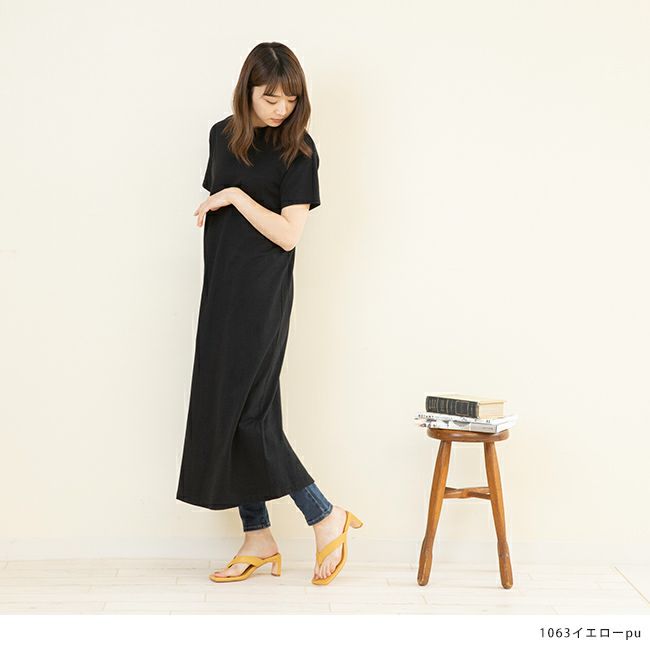 menue（メヌエ） スクエアトゥトングサンダル