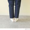 日本製 リブ編みクルー丈靴下