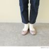 日本製 リブ編みクルー丈靴下