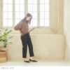 menue (メヌエ) ポインテッドトゥローヒール2wayバブーシュ