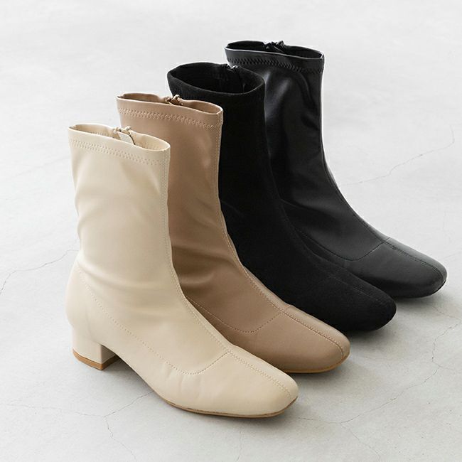 menue (メヌエ) ストレッチミドルブーツ