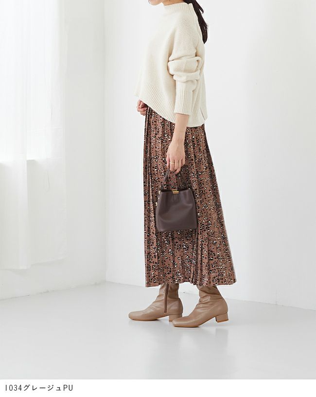 menue (メヌエ) ストレッチミドルブーツ