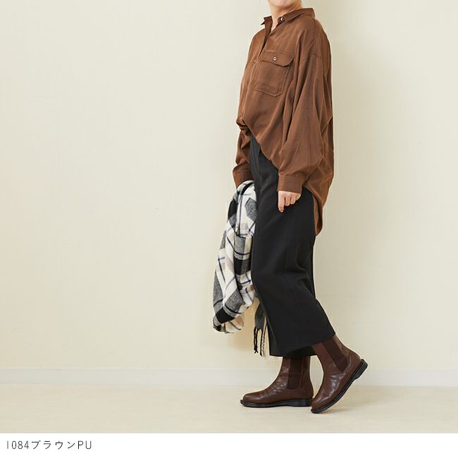 menue (メヌエ) ロング丈 サイドゴアブーツ