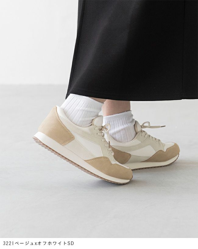 menue (メヌエ) コンビネーションスニーカー