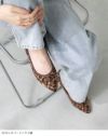 menue (メヌエ) ふわカル ポインテッドトゥ バレエシューズ