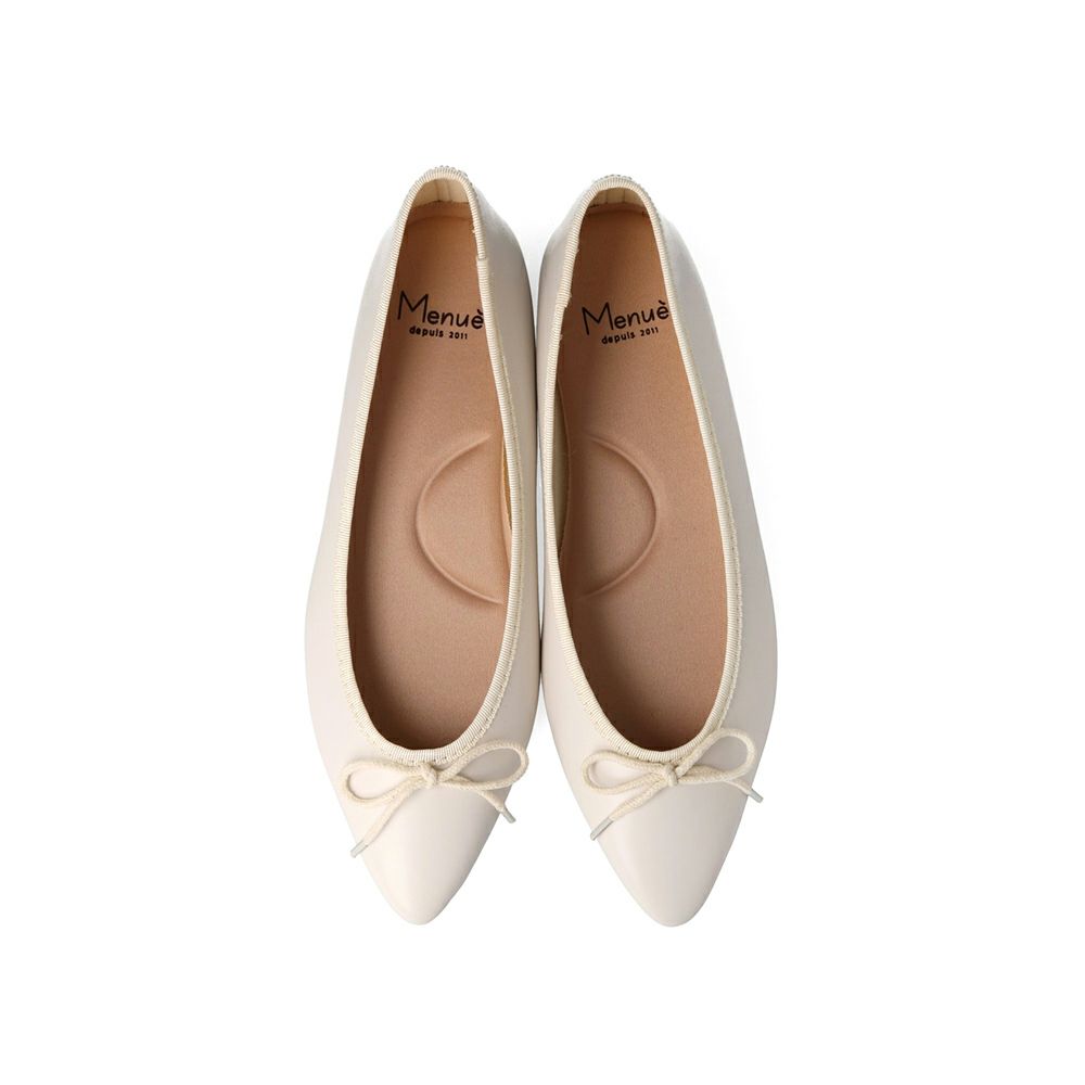 menue (メヌエ) ふわカル ポインテッドトゥ バレエシューズ