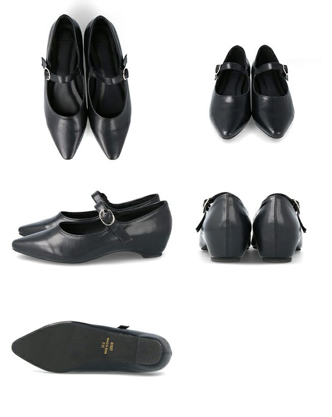 menue (メヌエ) インヒールストラップパンプス