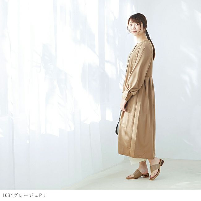 menue (メヌエ) クリアヒールアシンメトリーサンダル