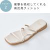 menue (メヌエ) 巻き付けストラップ フラットヒール サンダル