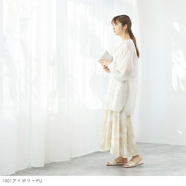 menue (メヌエ) キルティングフラットヒールサンダル