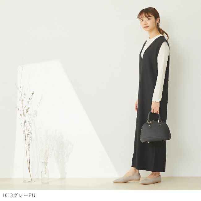 menue (メヌエ) スクエアトゥレインパンプス