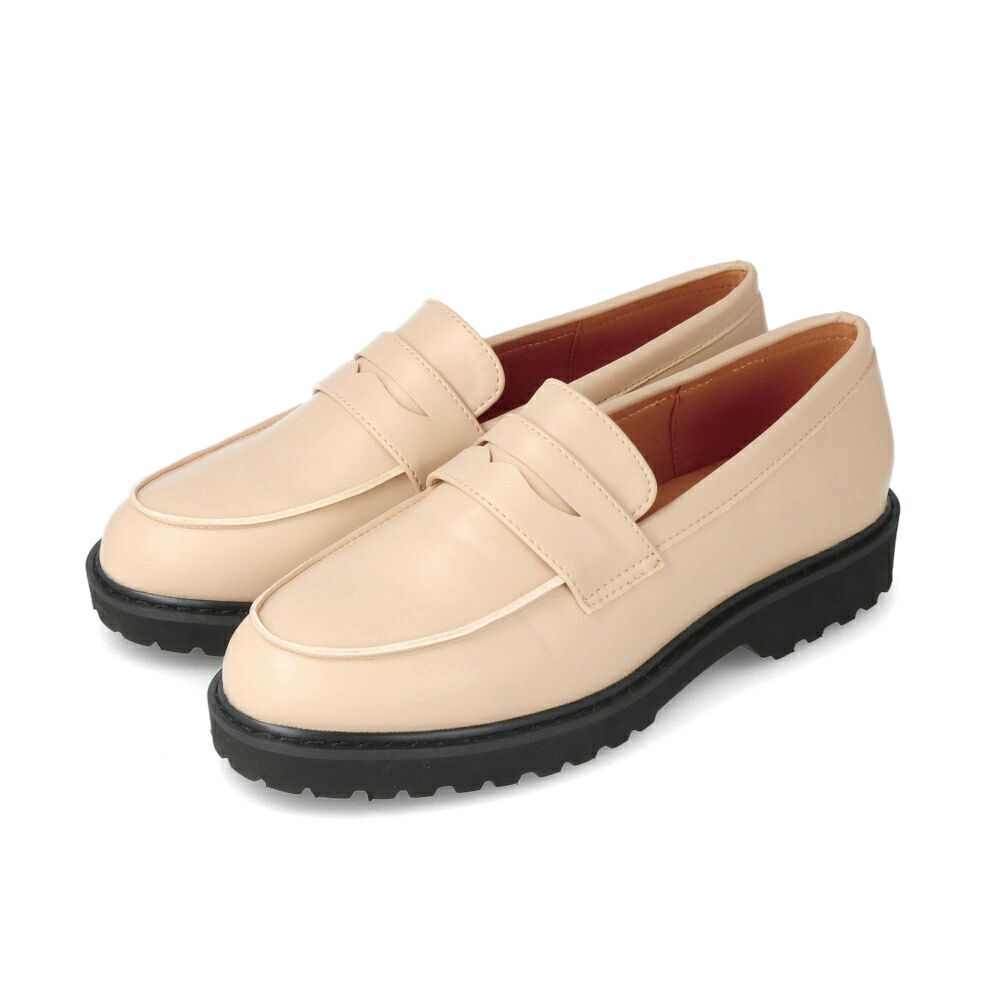 menue (メヌエ) 晴雨兼用ボリュームソールローファー