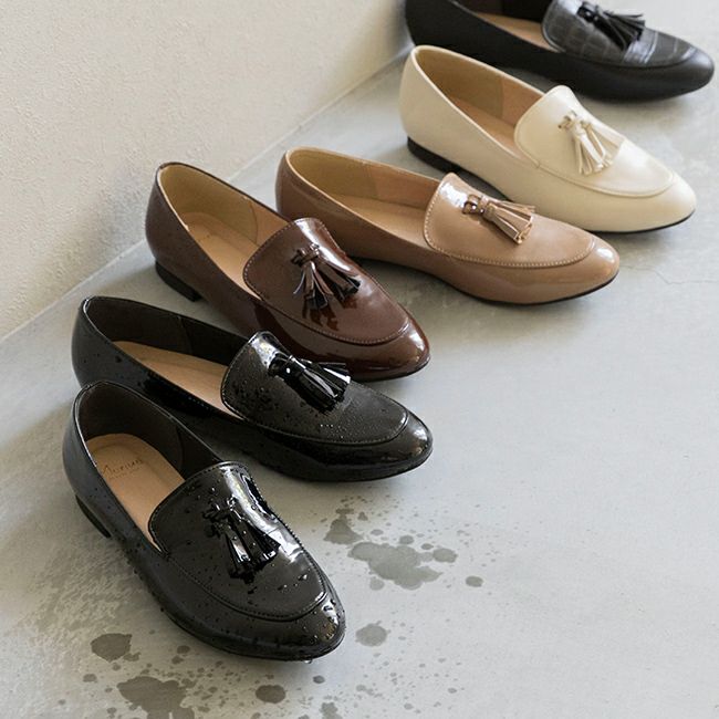 menue (メヌエ) オールウェザー タッセルオペラシューズ