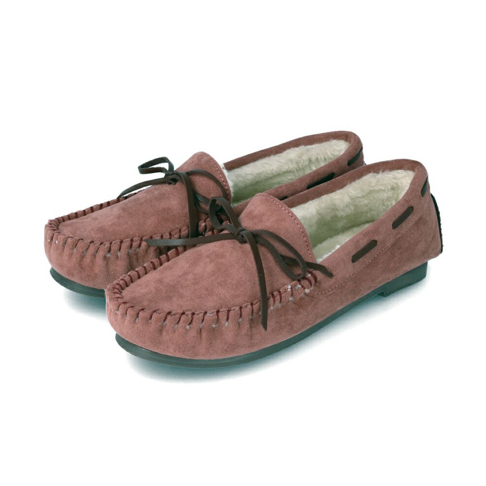 mooimooi (モーイモーイ) 撥水リボン甲深モカシン