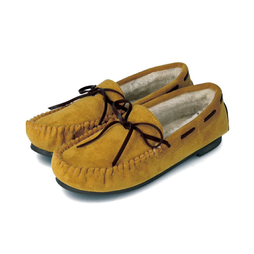 mooimooi (モーイモーイ) 撥水リボン甲深モカシン