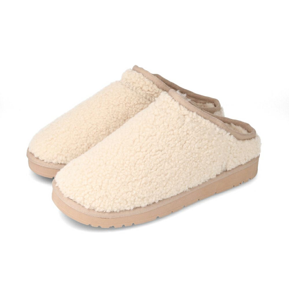 mooimooi (モーイモーイ) ムートンスリッポン